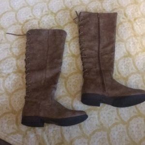 Montana Shoes - Rustic Brown lace up back riding boots! Montana Shoes - Rustic Brown lace up back riding boots!